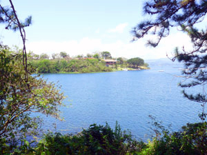 Passing through the woods to the lake, one finds this beautiful locaton on San Luis Cove.